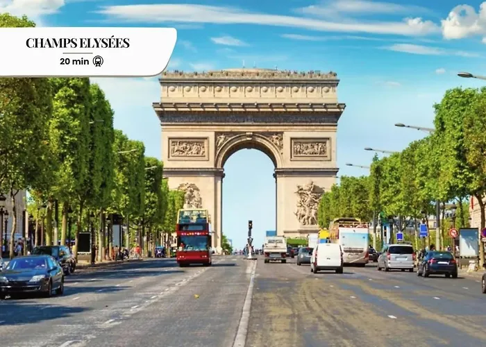 Sublime 2br 6p Balcony Eiffel Tower Lejlighed Paris
